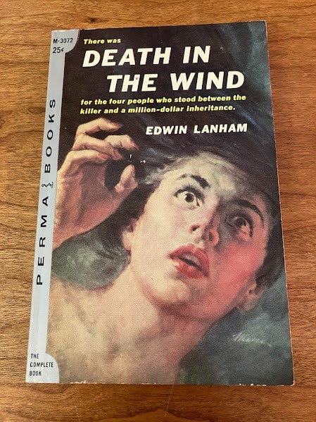 Vtg Paperback - Death in the Wind Mystery - Edwin Lanham