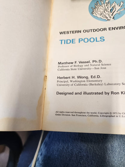 1971 Western Outdoor Environmental Guides Tide pools Color Paperback English