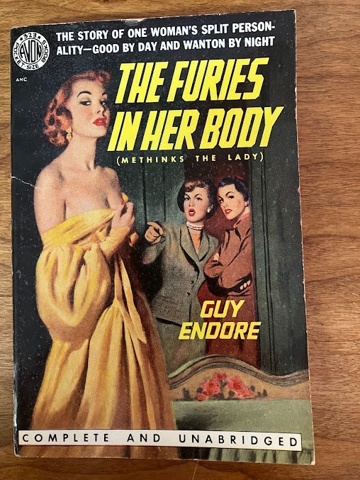 Vtg Paperback - The Furies in Her Body by Guy Endore
