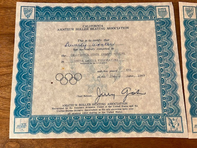 California State Championships - Hollywood Rollerbowl 1963