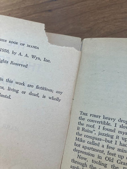 Ace D-149 - THE THIN EDGE OF MANIA/A RUN FOR THE MONEY