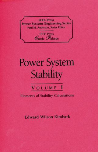 NEW Power System Stability/ Edward Kimbark—Boxed three-volume Set Factory Sealed