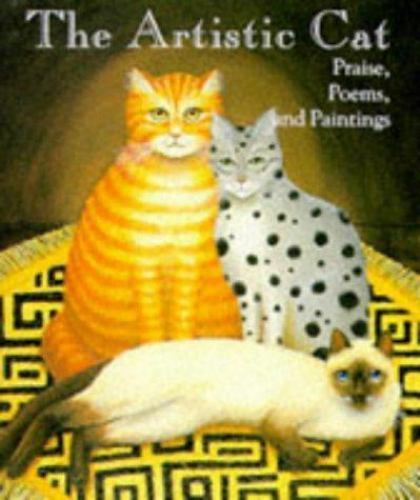 Vtg Mini Book The Artistic Cat Praise Poems and Paintings Hardback Book