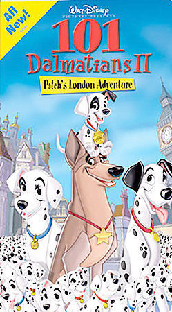 Walt Disney 101 Dalmatians II: Patch's London Adventure (VHS, 2003)